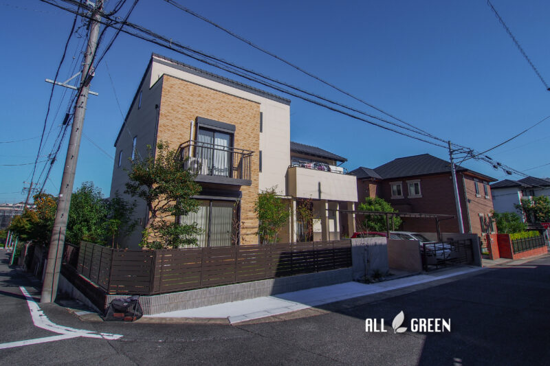 名古屋市瑞穂区　リフォームで生まれ変わった門周りにご注目！ナチュラルモダンで優しい雰囲気のクローズ外構